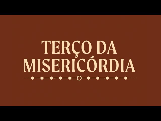 TERÇO DA MISERICÓRDIA COM ELIANA SÁ | SANTOFLOW TV