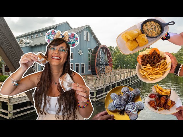 Disney's Port Orleans foodie guide ⚜️ Disney World Riverside & French Quarter food review