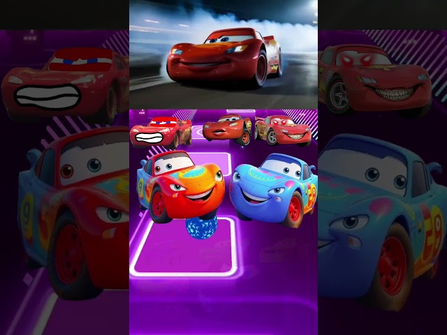 Mix - Funny McQueen 🆚 McQueen Car 🆚 Spider McQueen 🆚Crazy McQueen - Tiles Hope Edm Rush#mcqueen