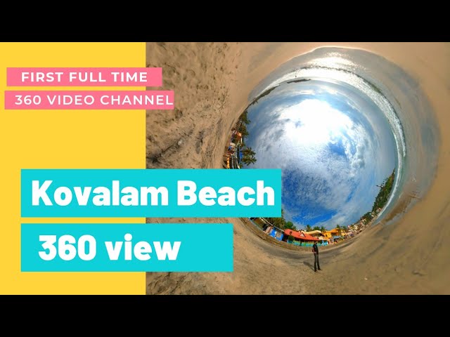 First time in Howah beach| Kovalam| #YT360Day| VR video| 360 View| Episode 5 |5K video