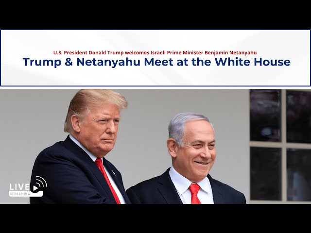 Trump Welcomes Netanyahu to the White House | Nordic Today Live