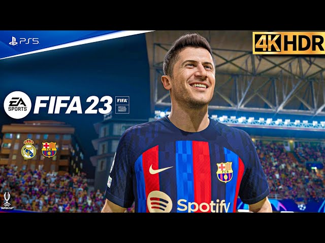 Real Madrid vs Barcelona- UEFA Super Cup | FIFA 23 [4K HDR]