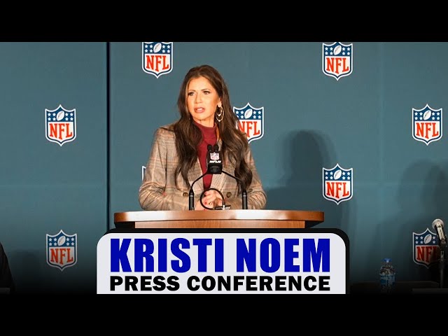 Live: Press briefing by Secretary of Department of Homeland Security Kristi Noem | USA | America