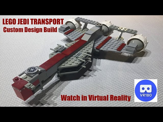 VR180 Custom LEGO Jedi Transport Build