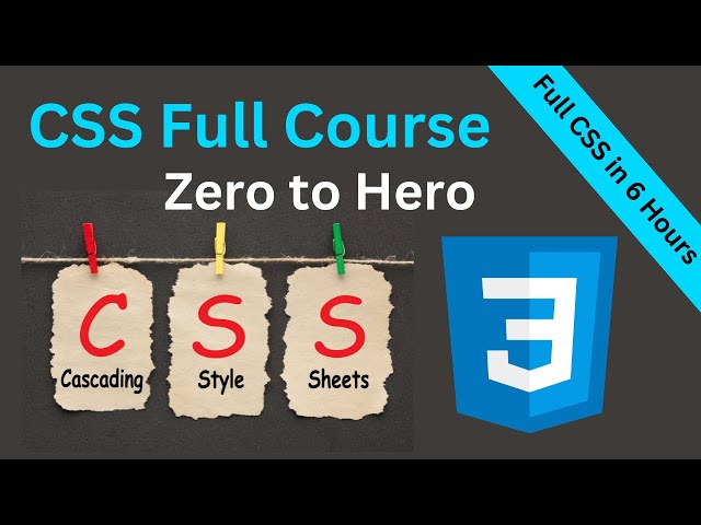 🚀 CSS Mastery for Beginners [2023] | Complete CSS Tutorial for Stunning Web Design