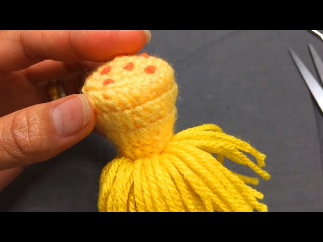 Crochet Lotus Flower - Seed Pods Stamens & Stigmas