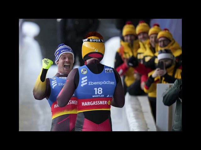 Germany's Max Langenhan and Felix Loch Shine at Luge World Championships