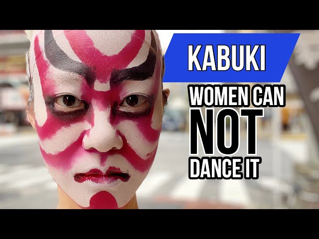 Trying A KABUKI Makeup That Is Not Allowed For Women