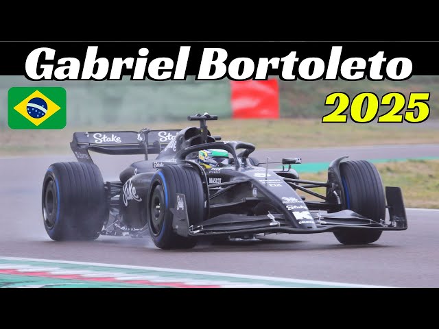 Gabriel Bortoleto, piloto brasileiro, competirá na F1 a partir de 2025 - Sauber C43 Test Day Imola