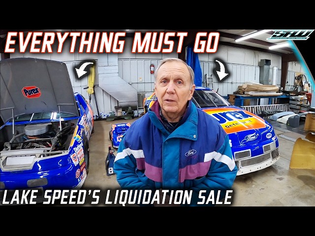 Lake Speed's Race Shop Liquidation SALE! Old School NASCAR Racecars Engines Firesuits Parts and MORE