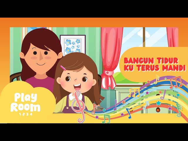 LAGU BANGUN TIDUR KU TERUS MANDI | PLAYROOM 1234