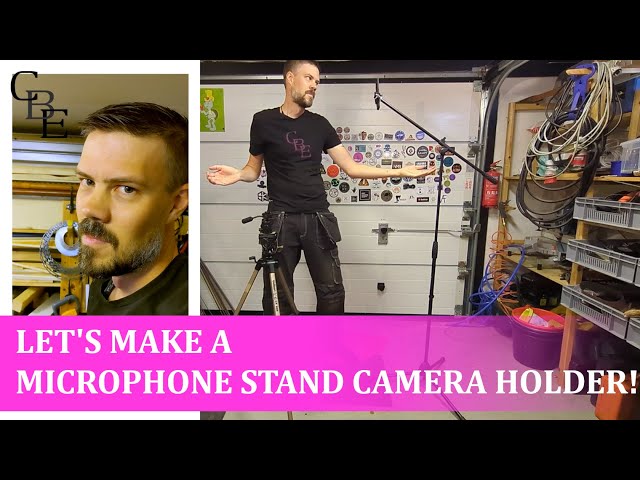 Let's make a Microphone Stand Camera Holder!