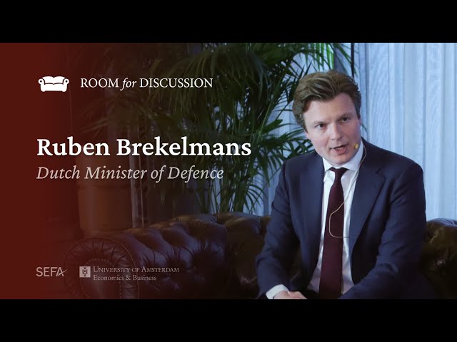 Ruben Brekelmans, Dutch Minister of Defence / Room for Discussion