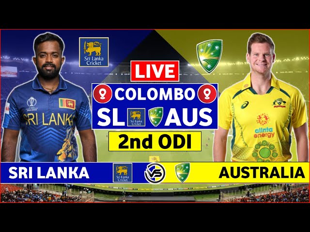 Sri Lanka vs Australia 2nd ODI Live Scores | SL vs AUS 2nd ODI Live Scores & Commentary