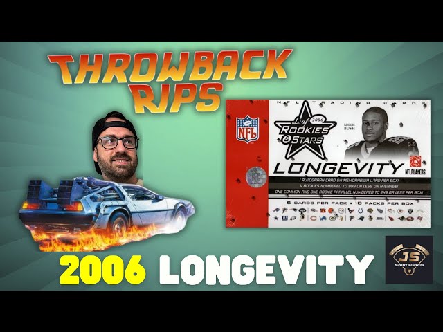 I hop in the DeLorean and open a box of 2006 Leaf Longevity Football!