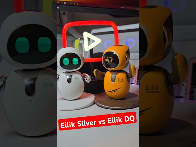 Who Wins at Tennis - Eilik Silver VS Eilik DQ? 🤖 #Shorts