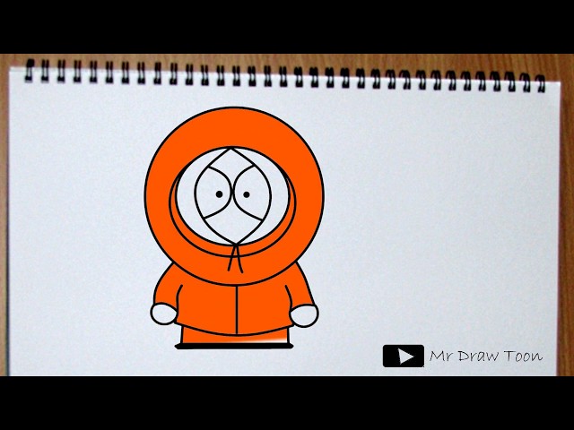 How to draw South Park Kenny - Kenny from Southpark Drawing