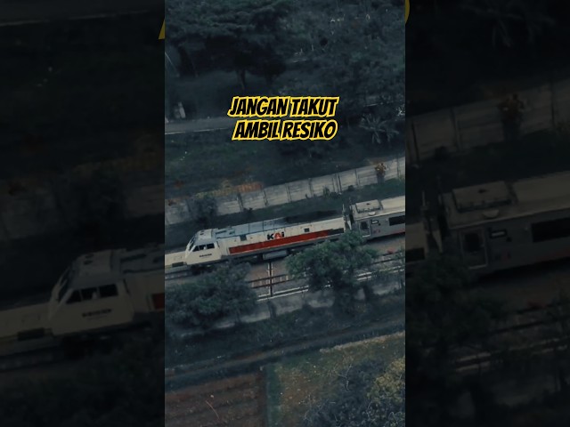 Jangan takut ambil resiko #keretaapi #relmotivasi #railfans