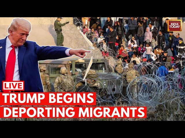 Trump Deposition News LIVE: US Starts Deporting Illegal Indian Migrants, Flight Leaves For Amritsar