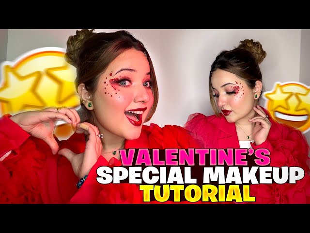 CREATIVE VALENTINE’S MAKEUP TUTORIAL🍒❤️ | VLOG BY RABEECA