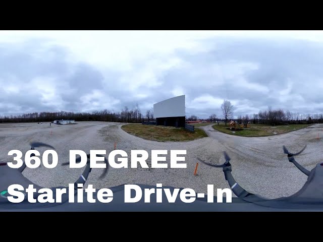 Starlite Drive-In Movie Amelia Ohio Interactive Full 360 Degree Aerial Drone Video