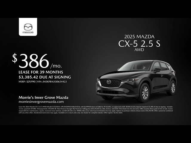 Mazda CX-5 02/01/2025 4907040