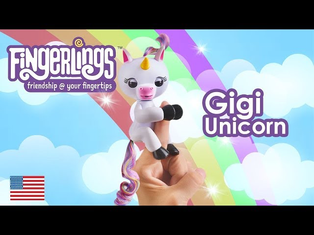 Gigi Unicorn Fingerlings Baby Monkeys Toys Surprise Licorne Magique Magical Unicornio Jail Game