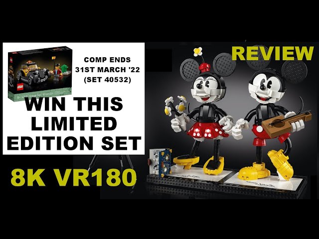 VR180 8K Lego COMPETITION + Review 43179 Disney Mickey Mouse & Minnie Mouse 3D