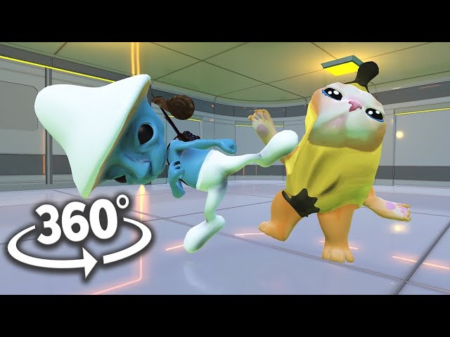 Smurf Cat Vs Banana Cat 360° | VR/360° Experience