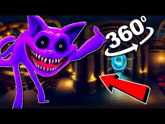 Finding Cat Nap Monster | 360° VR  Video | Poppy Playtime Chapter 4