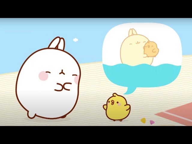 Molang and Piu Piu | The Sand Statue | Cartoons For Kids | Cartoon Crush