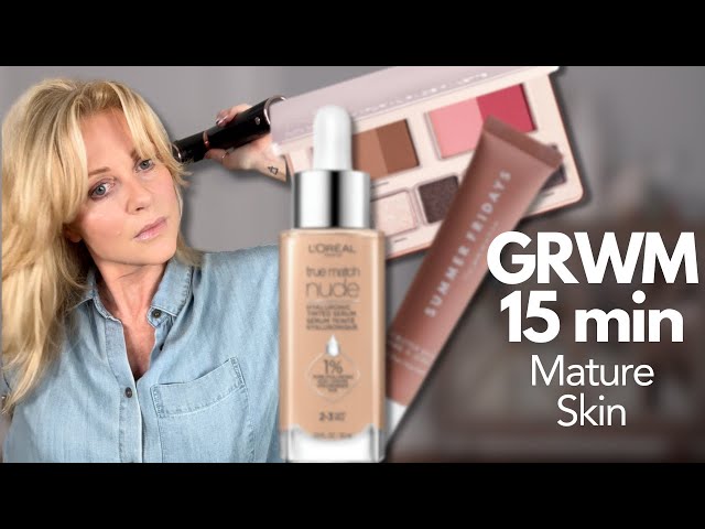 My Quick & Easy Natural Makeup Routine for Mature Skin #over50