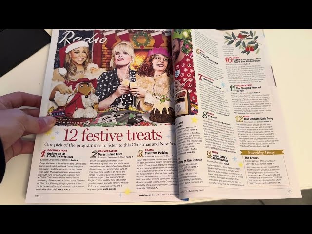 The Radio Times Christmas edition - a commentary on the 'radio' content