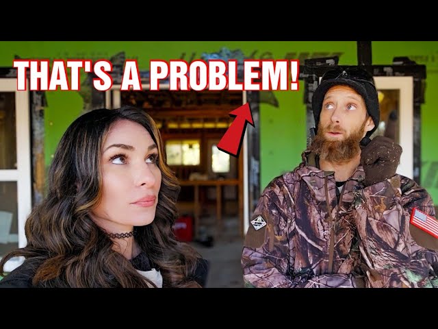 Problem After Problem Today On Our Mudroom Cabin Homestead Build | Can We Work Through It?!?!