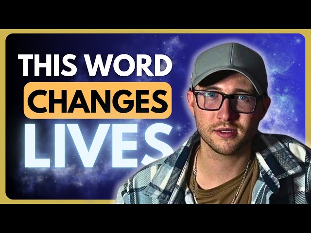 One word will change your life in 2025 (a mantra)