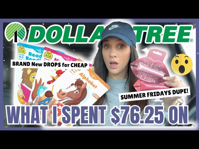 $76.25 DOLLAR TREE HAUL *Good Shopping Day & CAR HAUL* BIG NAME BRAND FINDS for $1.25 OMG