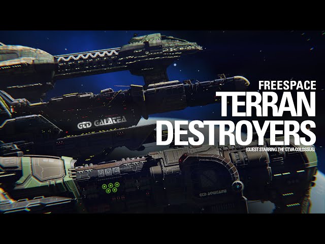 Freespace  - Terran Destroyers