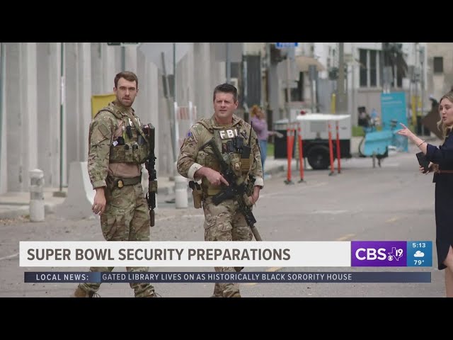 New Orleans ramps up security ahead of Super Bowl