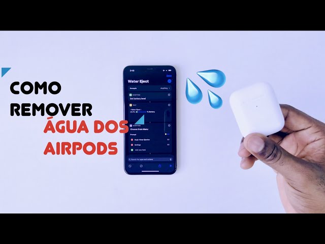 Como remover a água do iPhone, iPad, AirPods sem precisar abrir