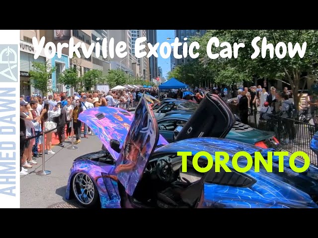 Yorkville Exotic Car Show | Bloor-Yorkville, Toronto, Canada