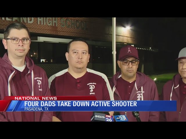 Four dads take down active shooter in Texas