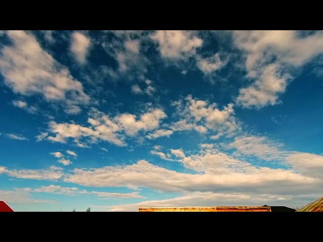 Deep Blue Sky Video Background Footage Clouds Moving Time Lapse hd 1080p60