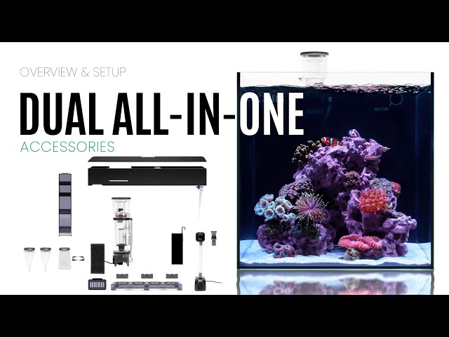 UNS Dual All-in-One Aquarium Setup & Accessories Overview