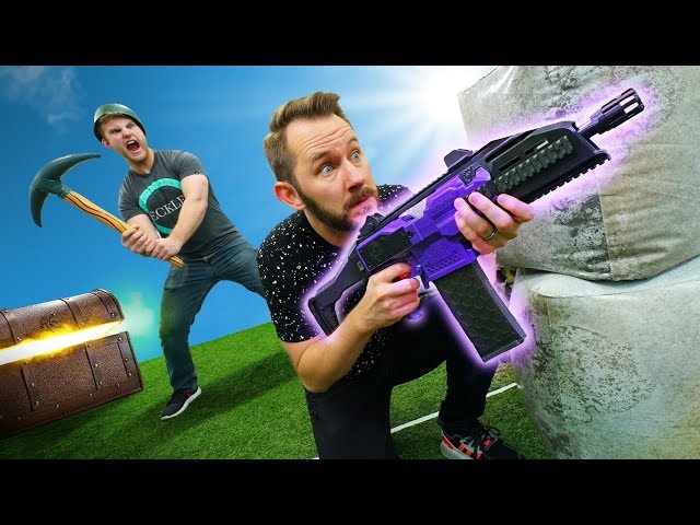 NERF Fortnite Battle Royale Challenge!