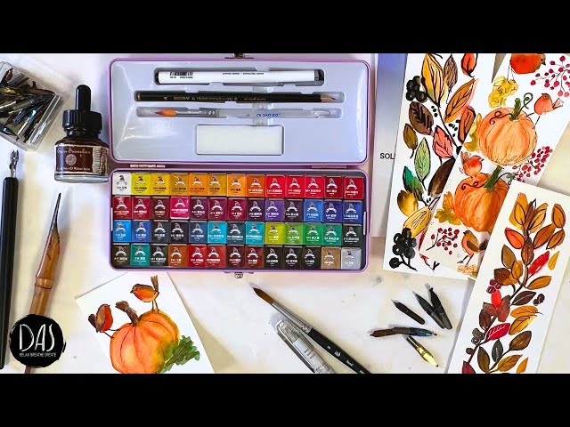 I’m GIVING AWAY these paints - PLUS AUTUMN LEAVES Bookmarks - PLUS BONUS TUTORIAL - PLUS 15% OFF NOW