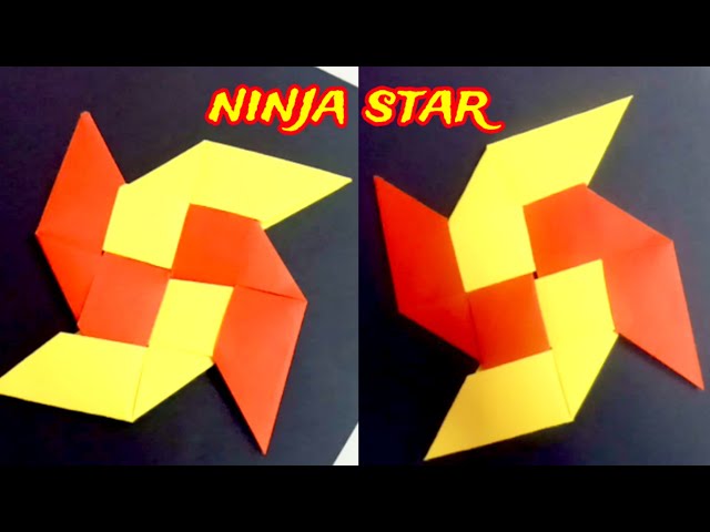 How to make ninja star | ninja star making idea | paper star by diy dreams