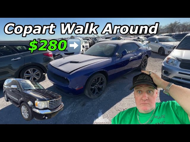 Copart Walk Around, New Challenger, Charger, Aspen, and Carnage