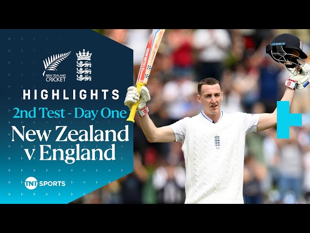 New Zealand vs England 2nd Test (Day 1) 🏏 | Back-to-back 100s for Brook! 💥 | TNT Cricket Highlights