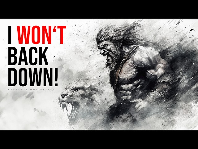 This Song is The Only PRE-WORKOUT You Need TODAY! 🔥 (Official Lyric Video - I WON'T BACK DOWN)