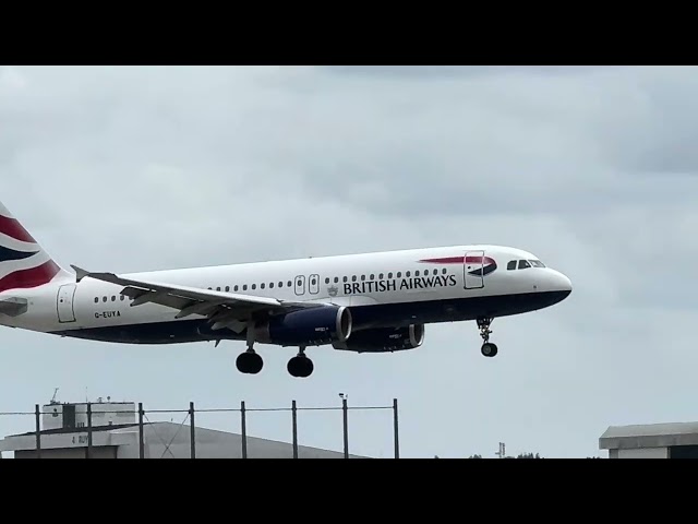 Arrival from London Heathrow Britsh Airways flight BA434 at Amsterdam Schiphol Airport